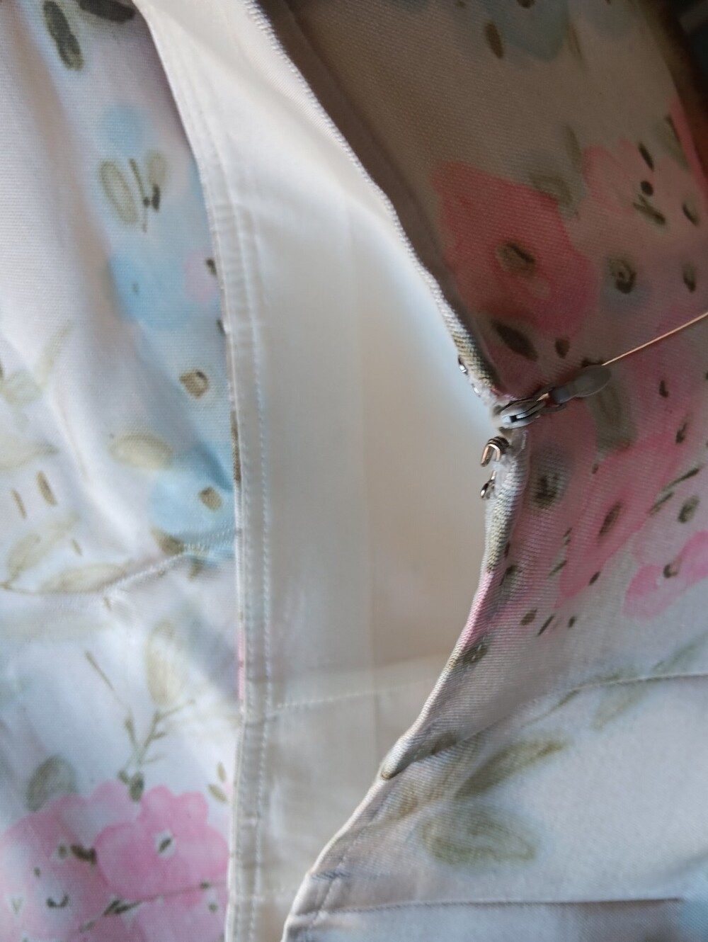 Vintage Rickie Freeman For Teri Jon 100% Silk Floral Jacket Skirt Set Size 6 - Picture 7 of 7